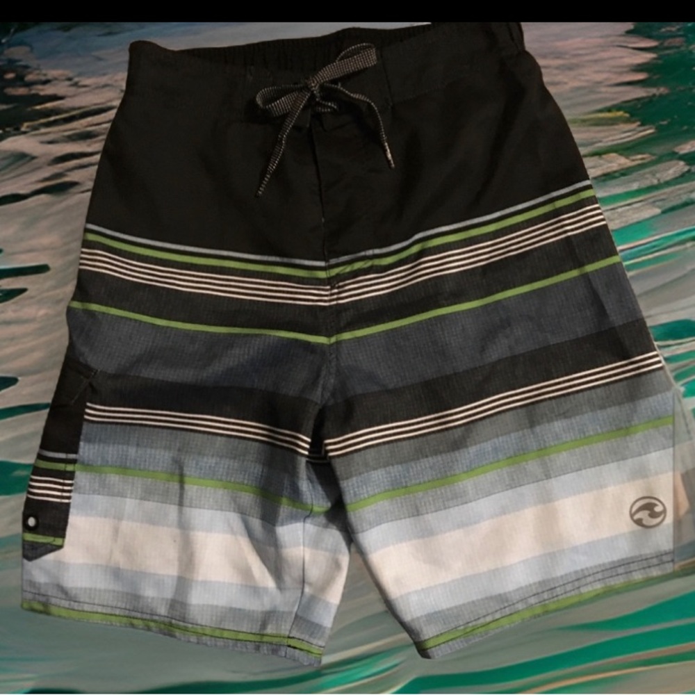 Ocean Current Boys Swim Trunks